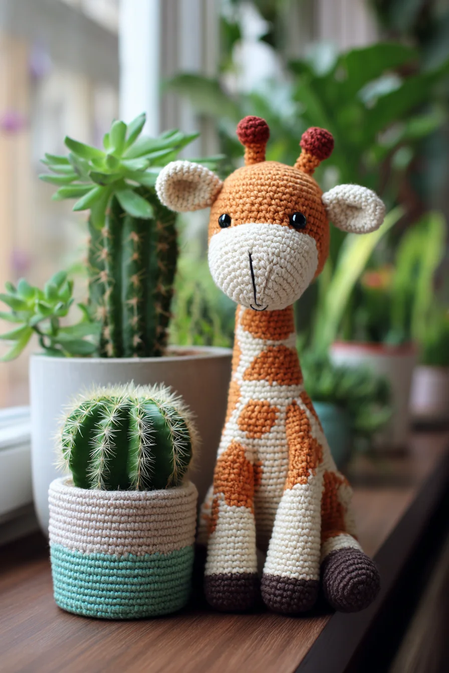 Amigurumi Crochet Giraffe — Soft Toy Pattern with Spots & Simple Shaping