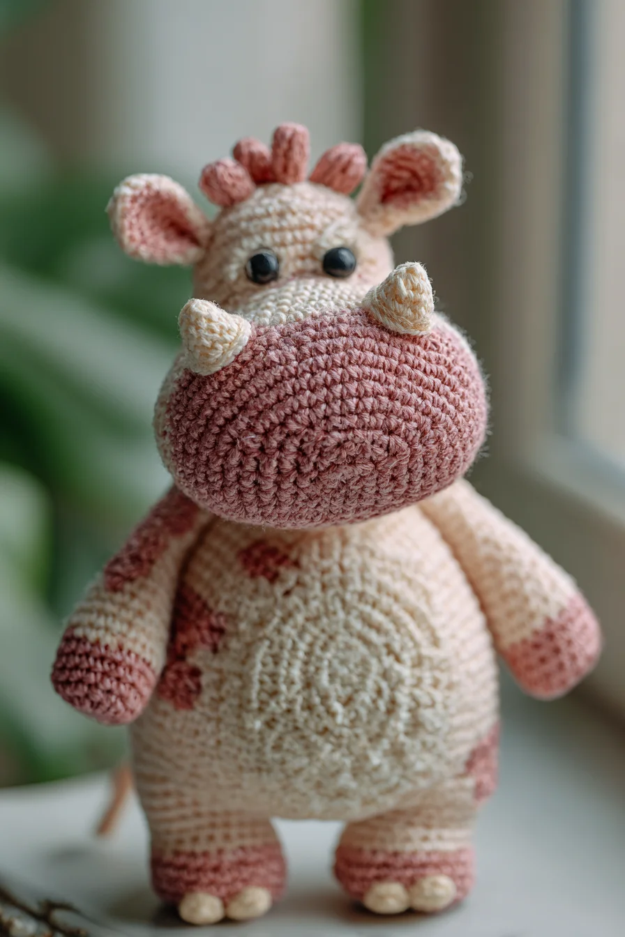 Amigurumi Crochet Hippo - Soft Toy Pattern (Beginner-Friendly)