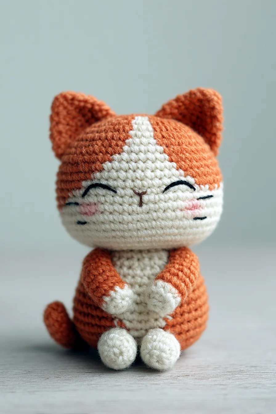 Amigurumi Crochet Kitten — Ginger Cat Amigurumi Pattern