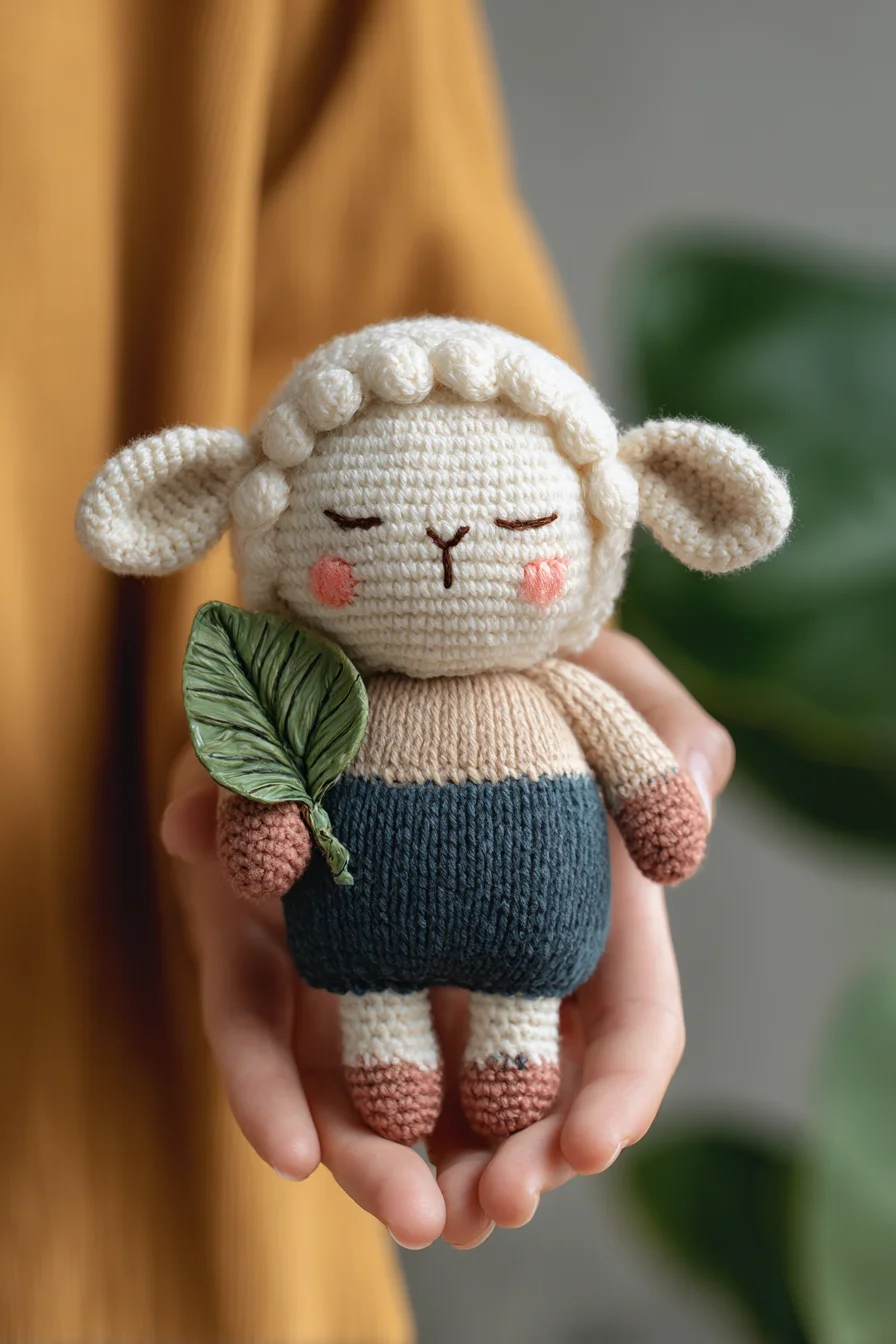 Amigurumi Crochet Lamb — Cute Sheep Doll Pattern (DK/Worsted, Small Size)