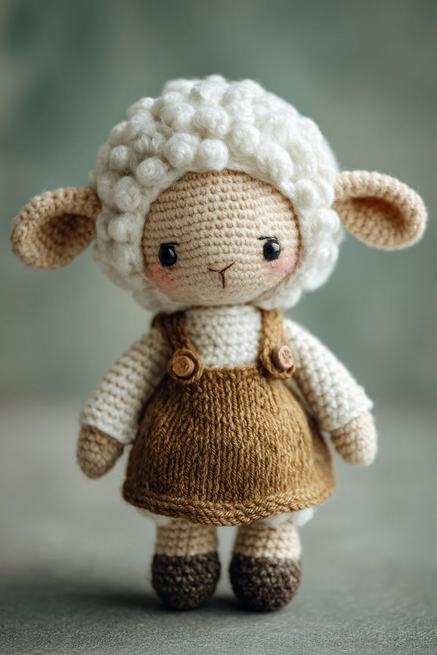 Amigurumi Crochet Lamb Doll — Cute Sheep Plush Toy Pattern
