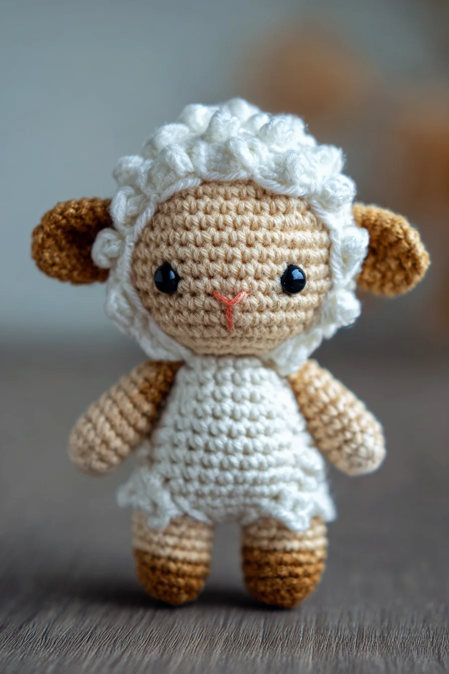 Amigurumi Crochet Lamb — Small Cute Sheep Toy Pattern