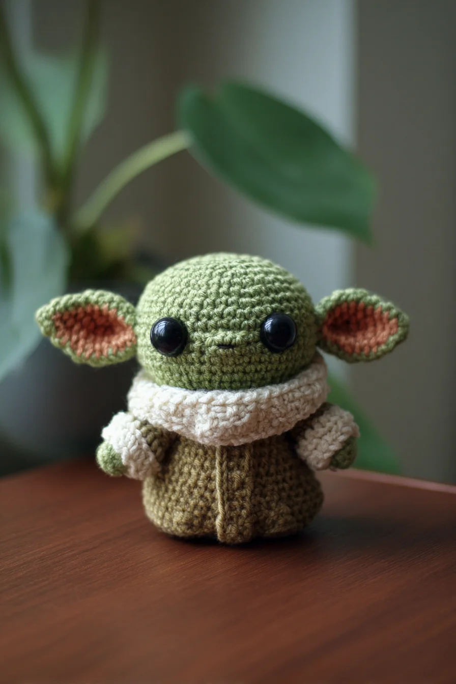 Amigurumi Crochet Little Green Alien Plush — Easy/Intermediate Pattern