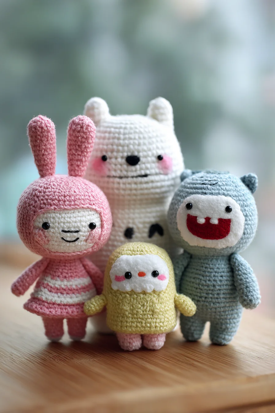 Amigurumi Crochet Mini Dolls — Cute Plushies for Easy to Intermediate Crafters