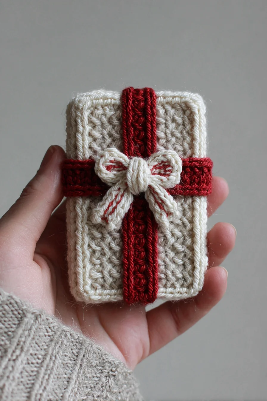 Amigurumi Crochet Mini Gift Box with Bow — Small Present Pattern