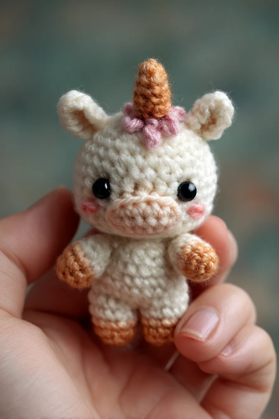 Amigurumi Crochet Mini Unicorn — Cute Tiny Unicorn Plush Pattern