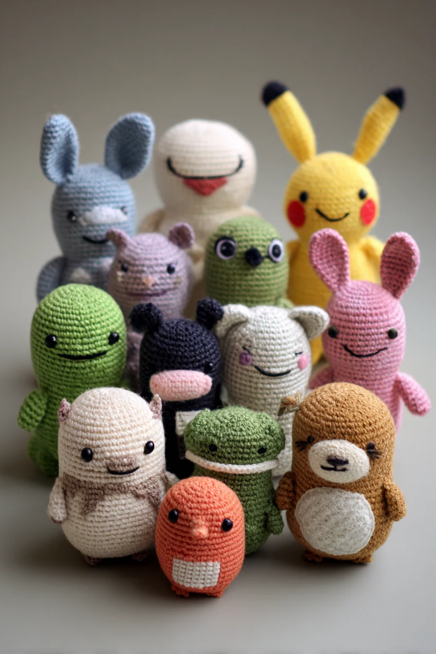 Amigurumi Crochet Minis: Cute Animal Toy Patterns for Crochet Enthusiasts