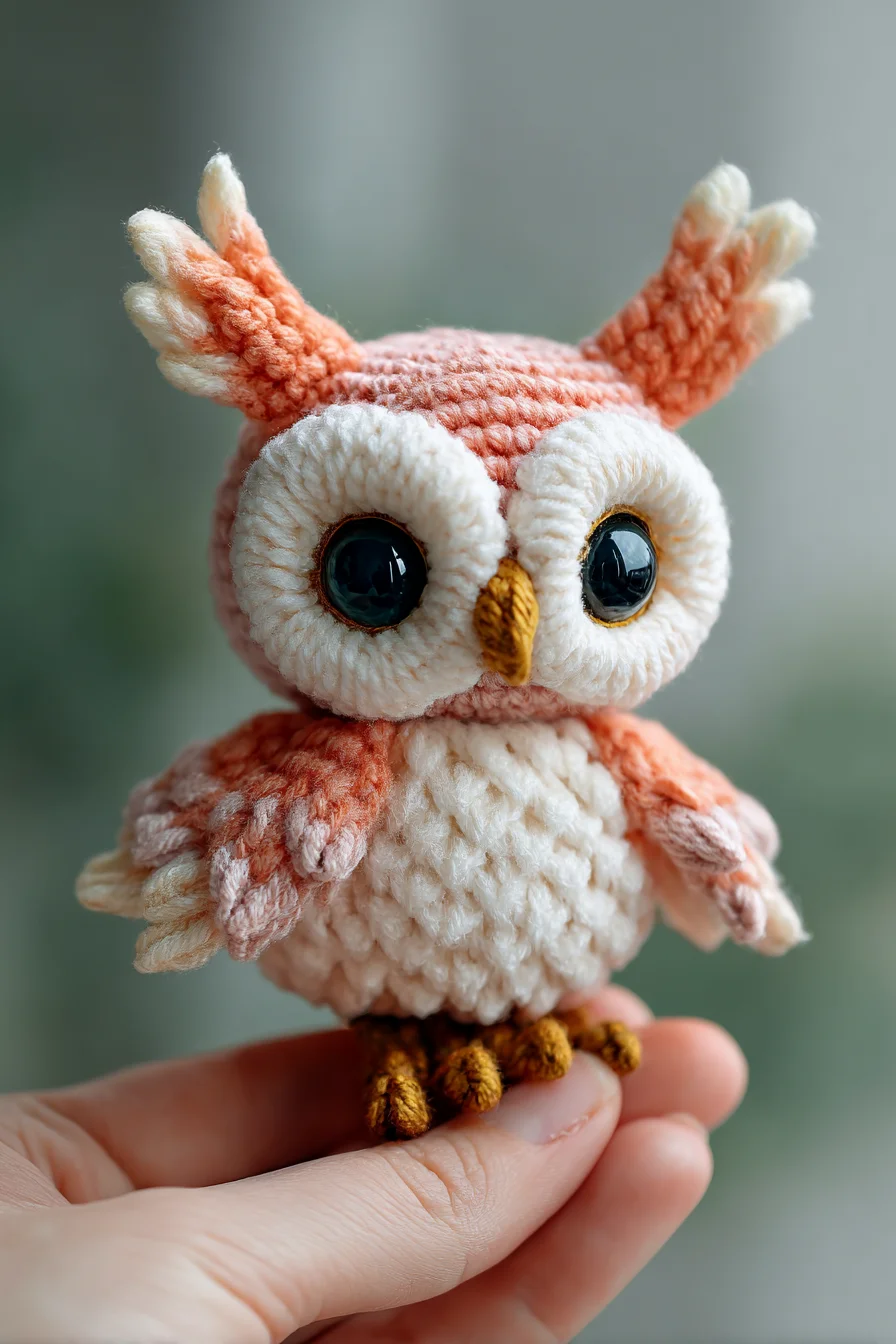Amigurumi Crochet Owl Pattern — Cute Plush Owl in Worsted Yarn
