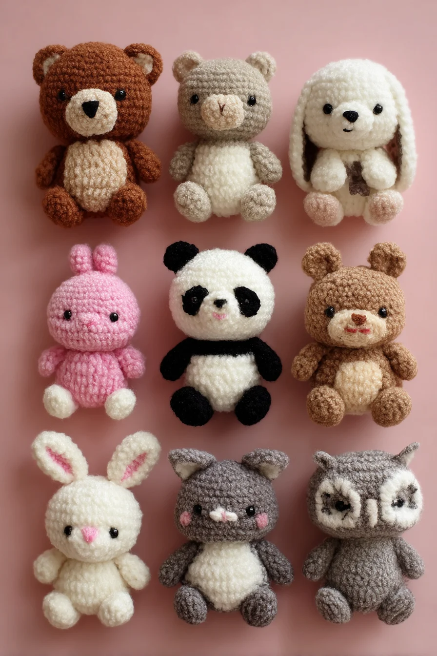 Amigurumi Crochet Plush Animals — Cute Mini Toy Pattern & Tips