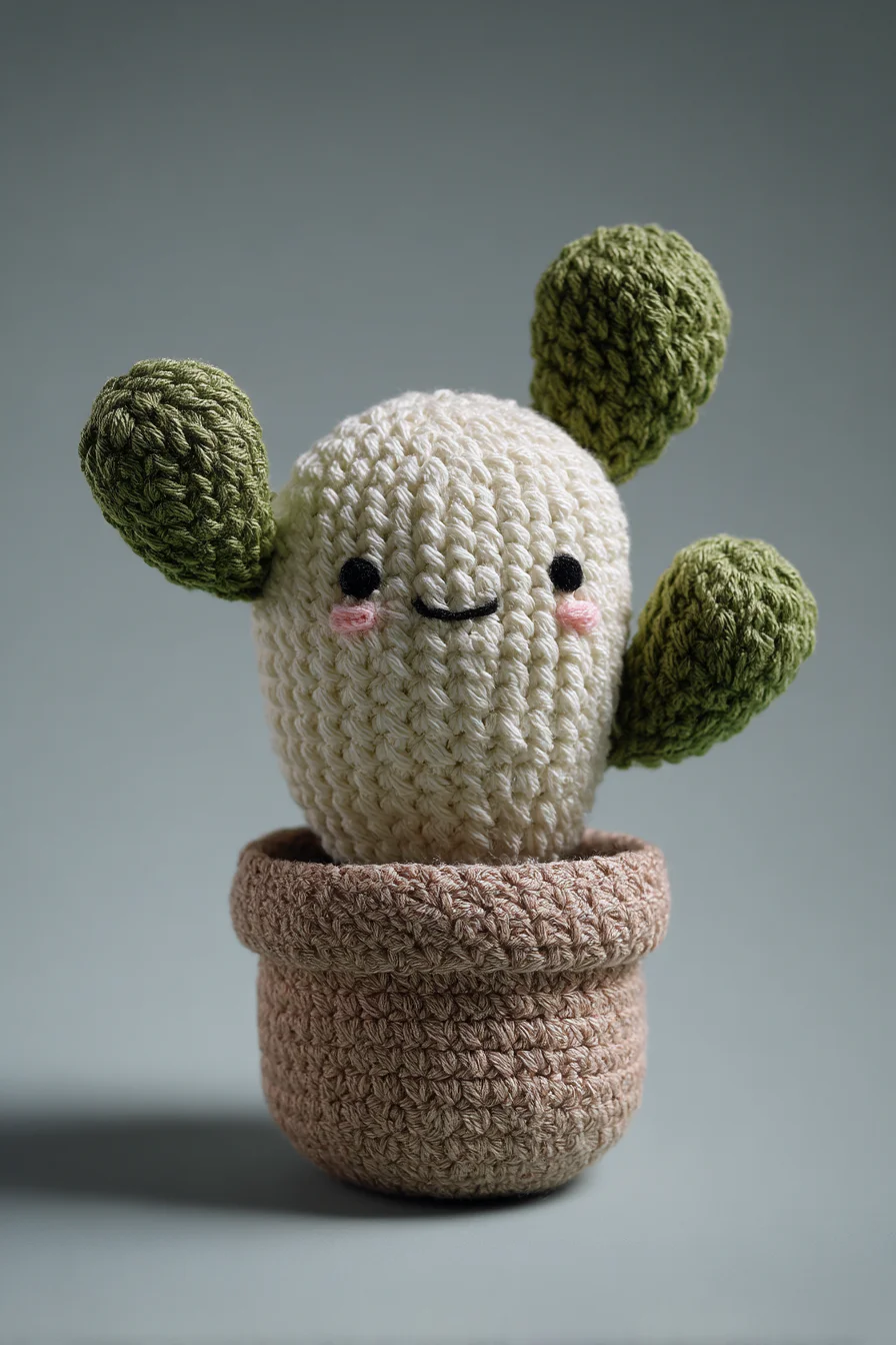 Amigurumi Crochet Potted Cactus — Cute Easy Crochet Cactus Pattern