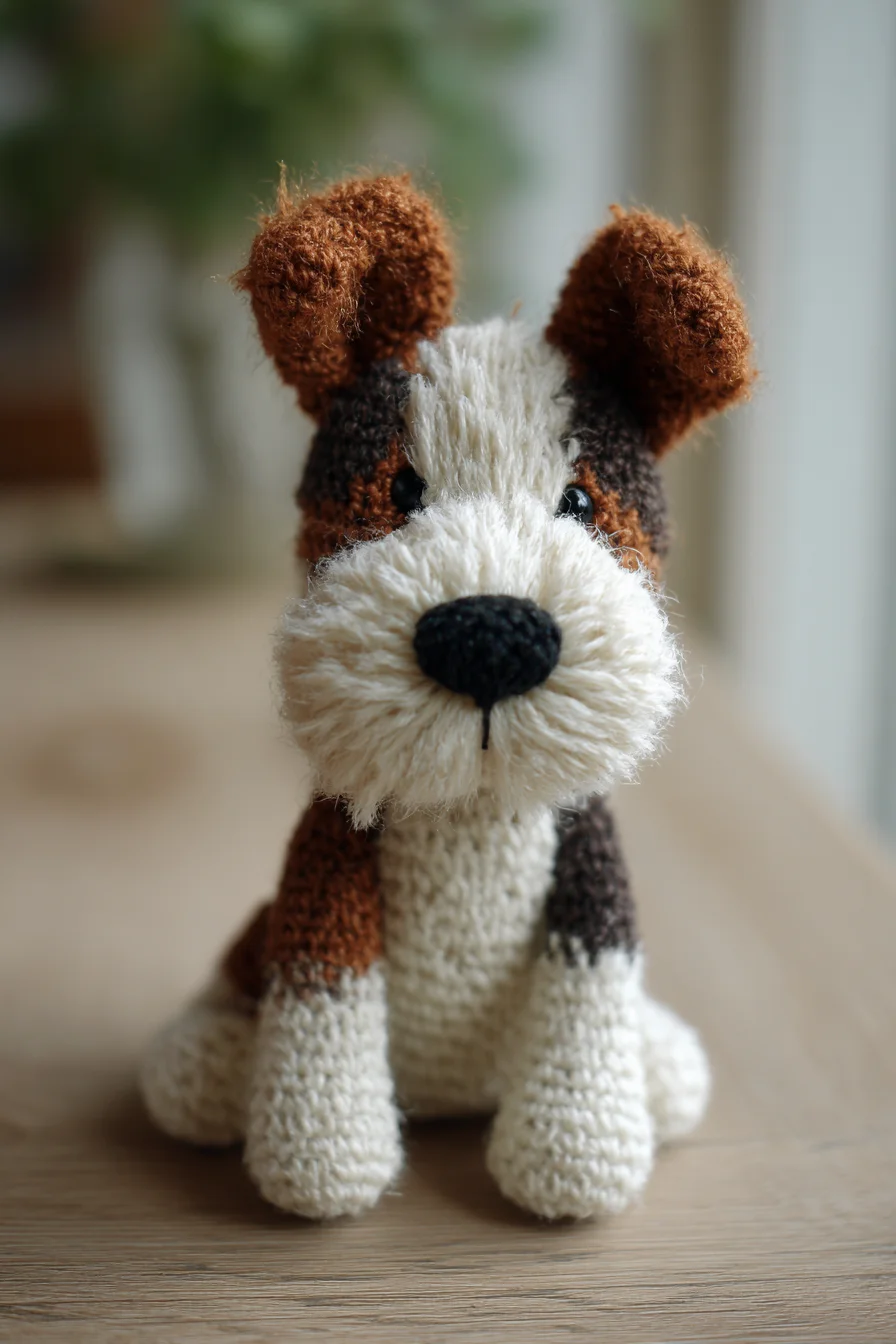 Amigurumi Crochet Puppy — Small Dog Pattern with Fluffy Muzzle