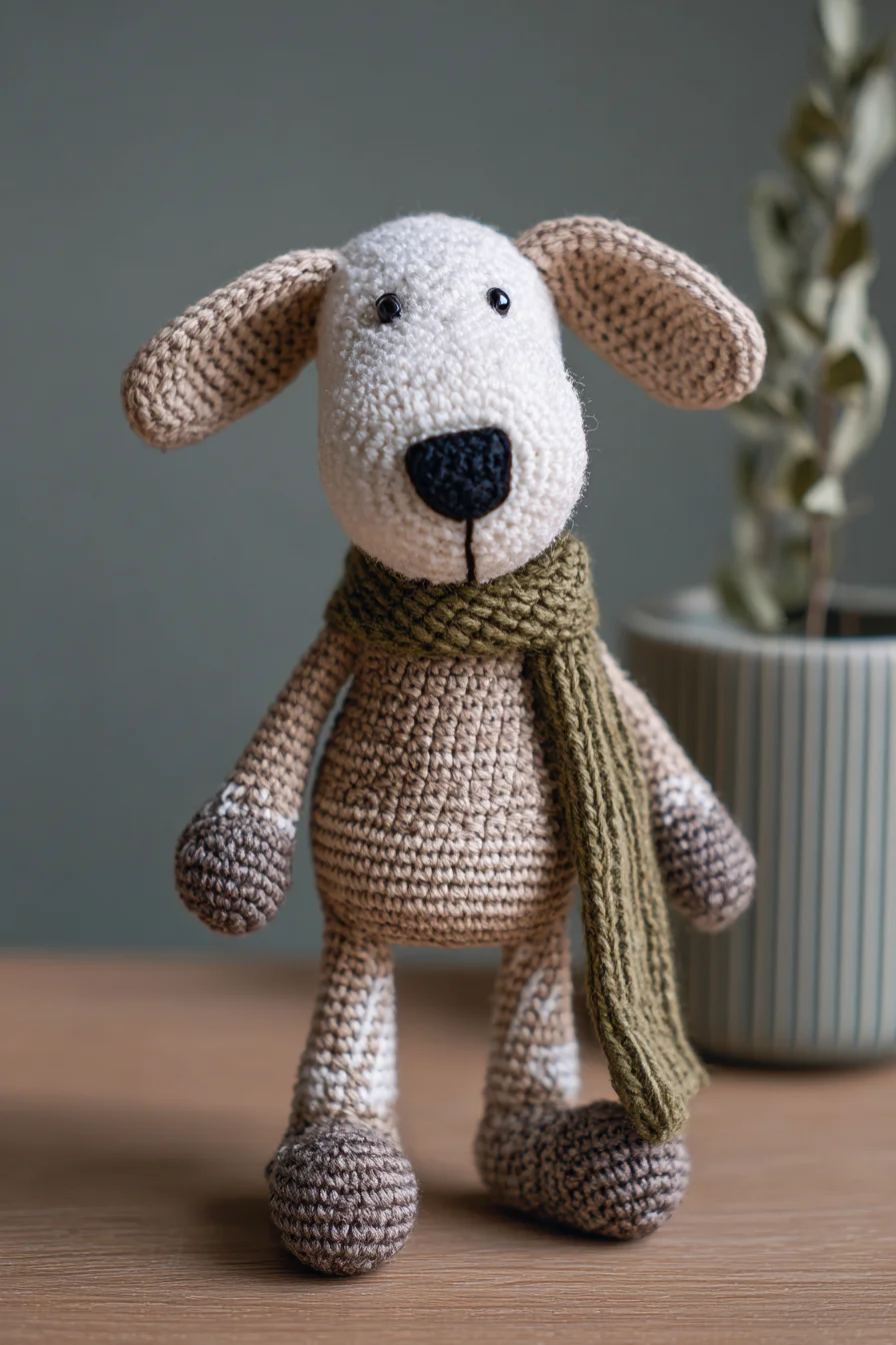 Amigurumi Crochet Puppy — Soft Toy Dog Pattern for Beginner to Intermediate