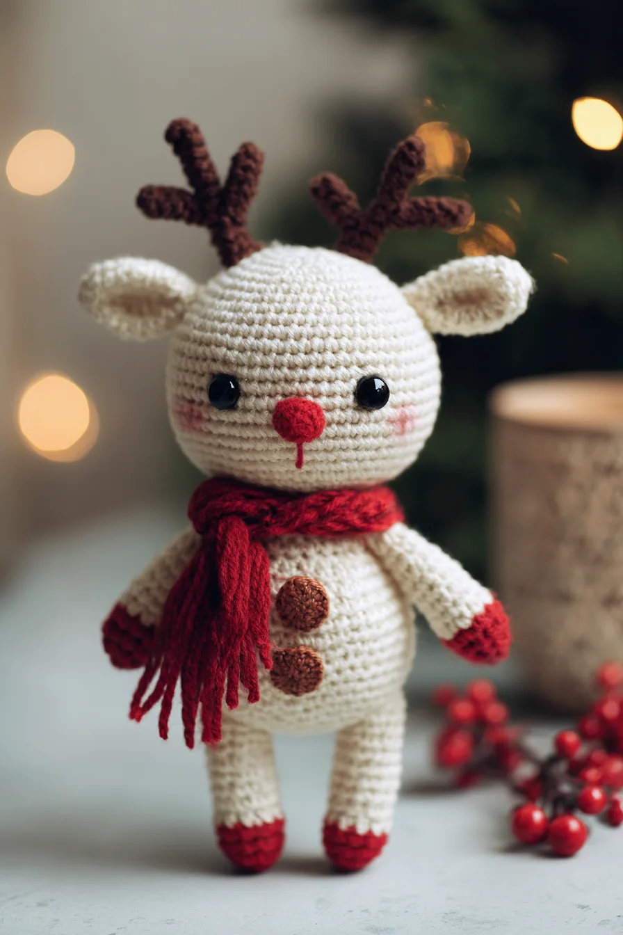 Amigurumi Crochet Reindeer — Cute Holiday Plush Pattern