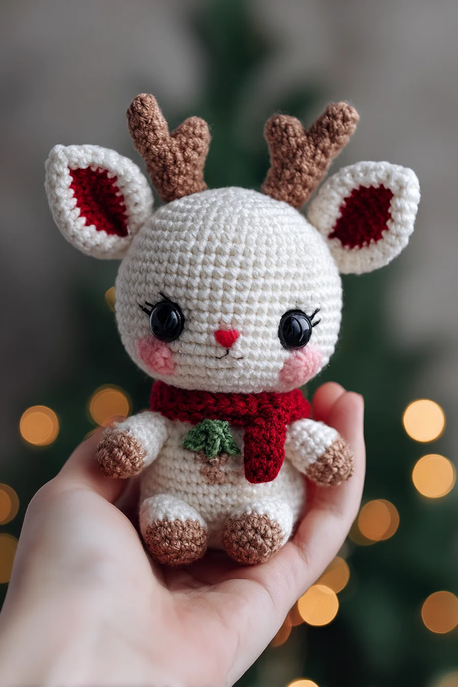 Amigurumi Crochet Reindeer — Mini Deer Plush Pattern
