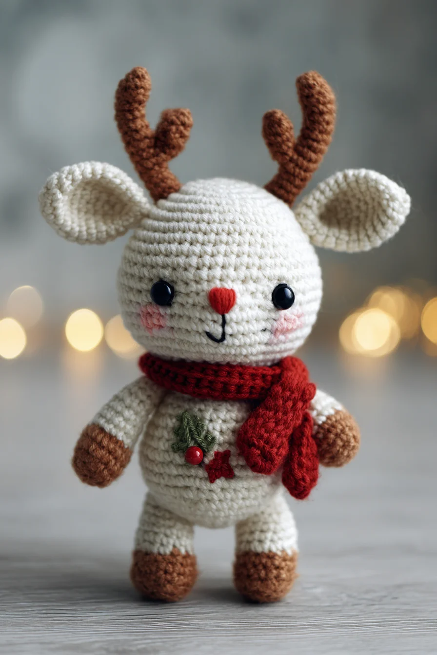 Amigurumi Crochet Reindeer Toy – Cute Deer Plush Pattern