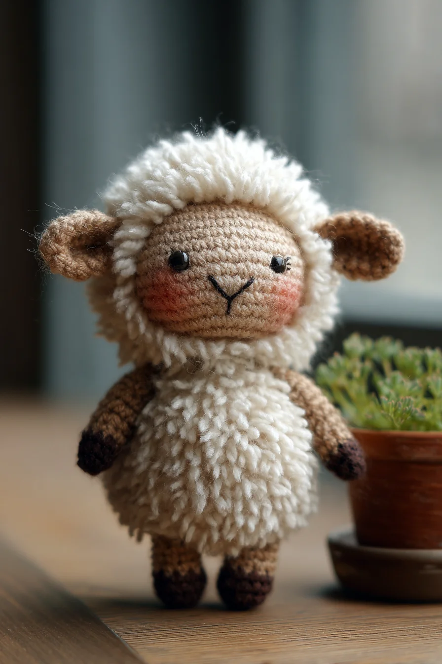 Amigurumi Crochet Sheep — Woolly Lamb Plush Pattern (Easy–Intermediate)