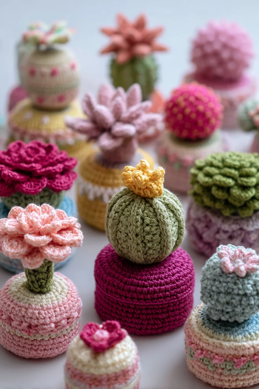 Amigurumi Crochet Succulents & Cacti — Miniature Crochet Plant Patterns