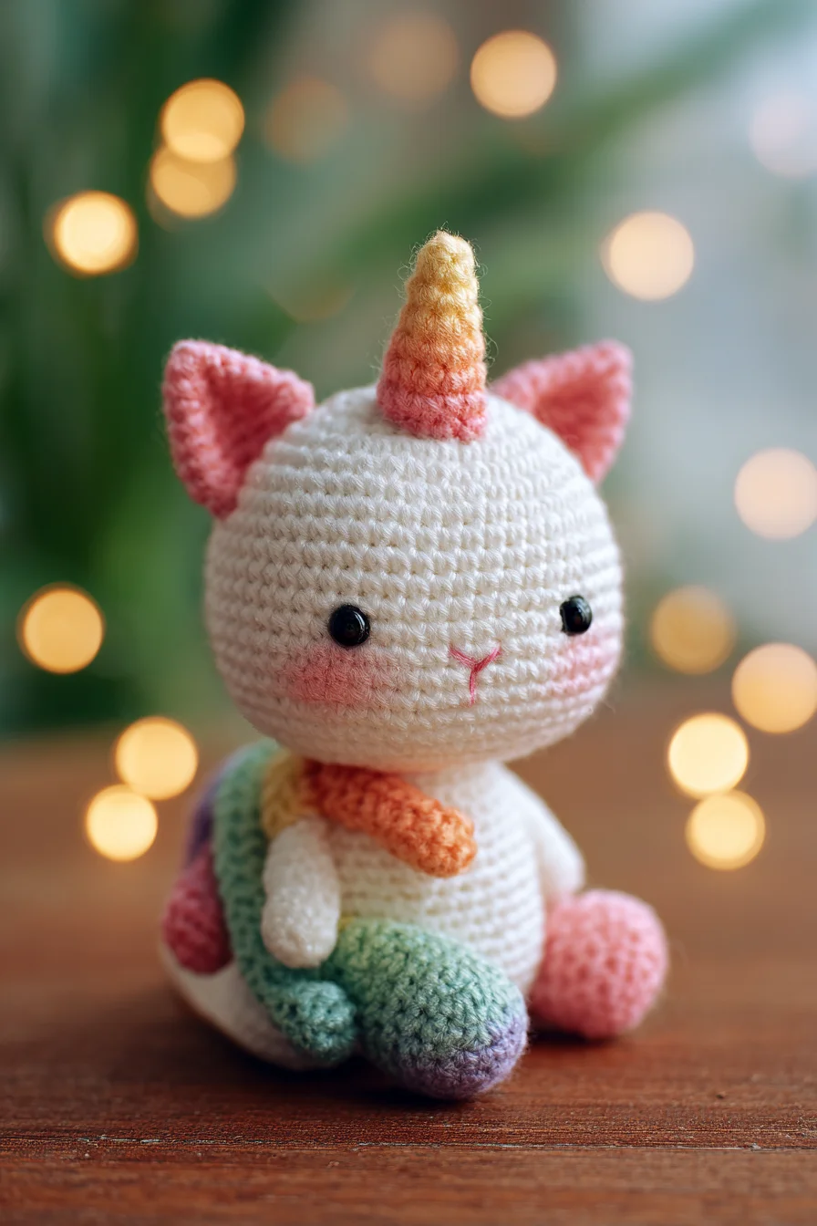 Amigurumi Crochet Unicorn Cat — Cute Mini Amigurumi Pattern