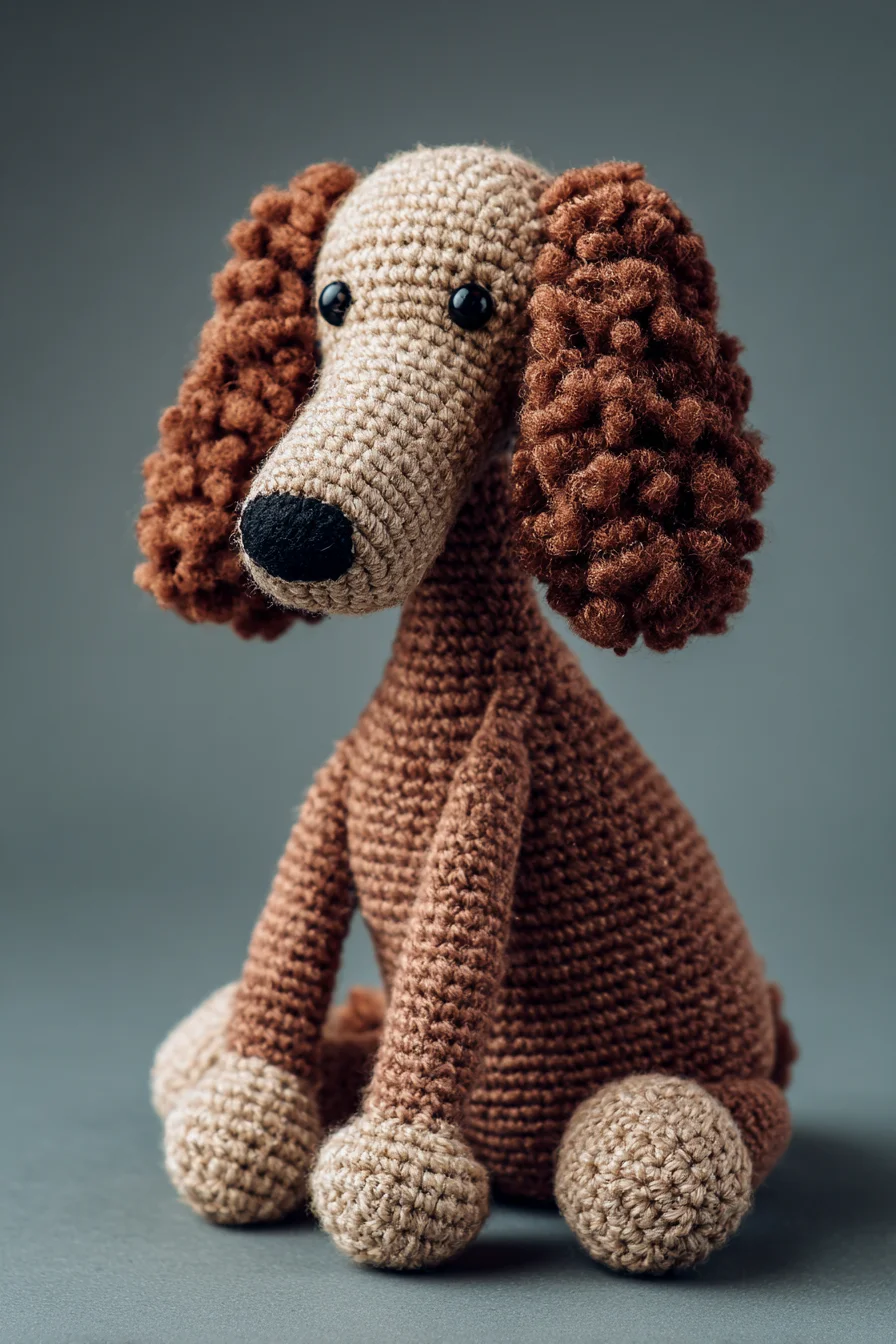 Amigurumi Curly‑Eared Dog Crochet Pattern — Cute Puppy Toy