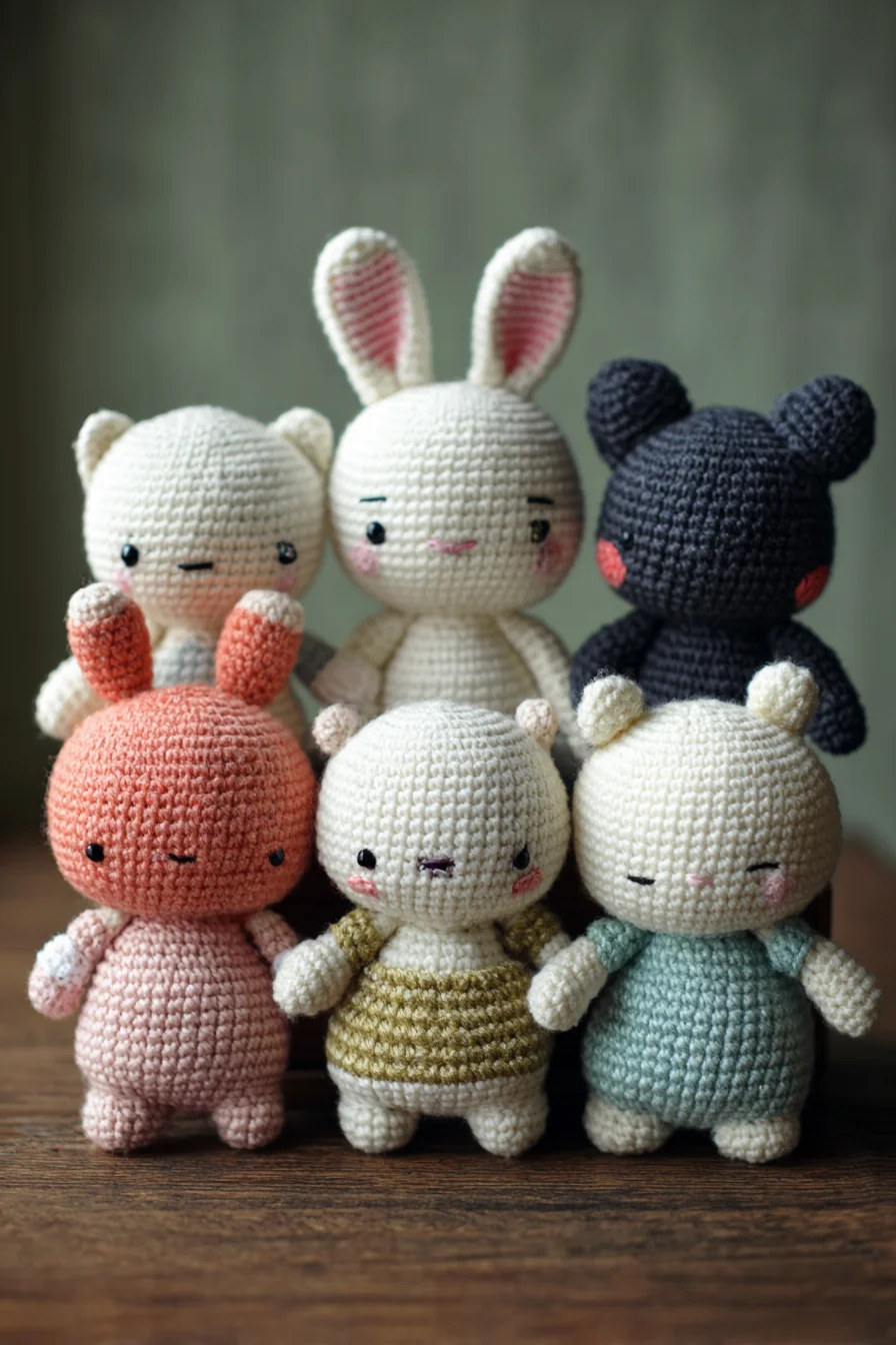 Amigurumi Cute Animal Doll Crochet Pattern — Small Plush Toy
