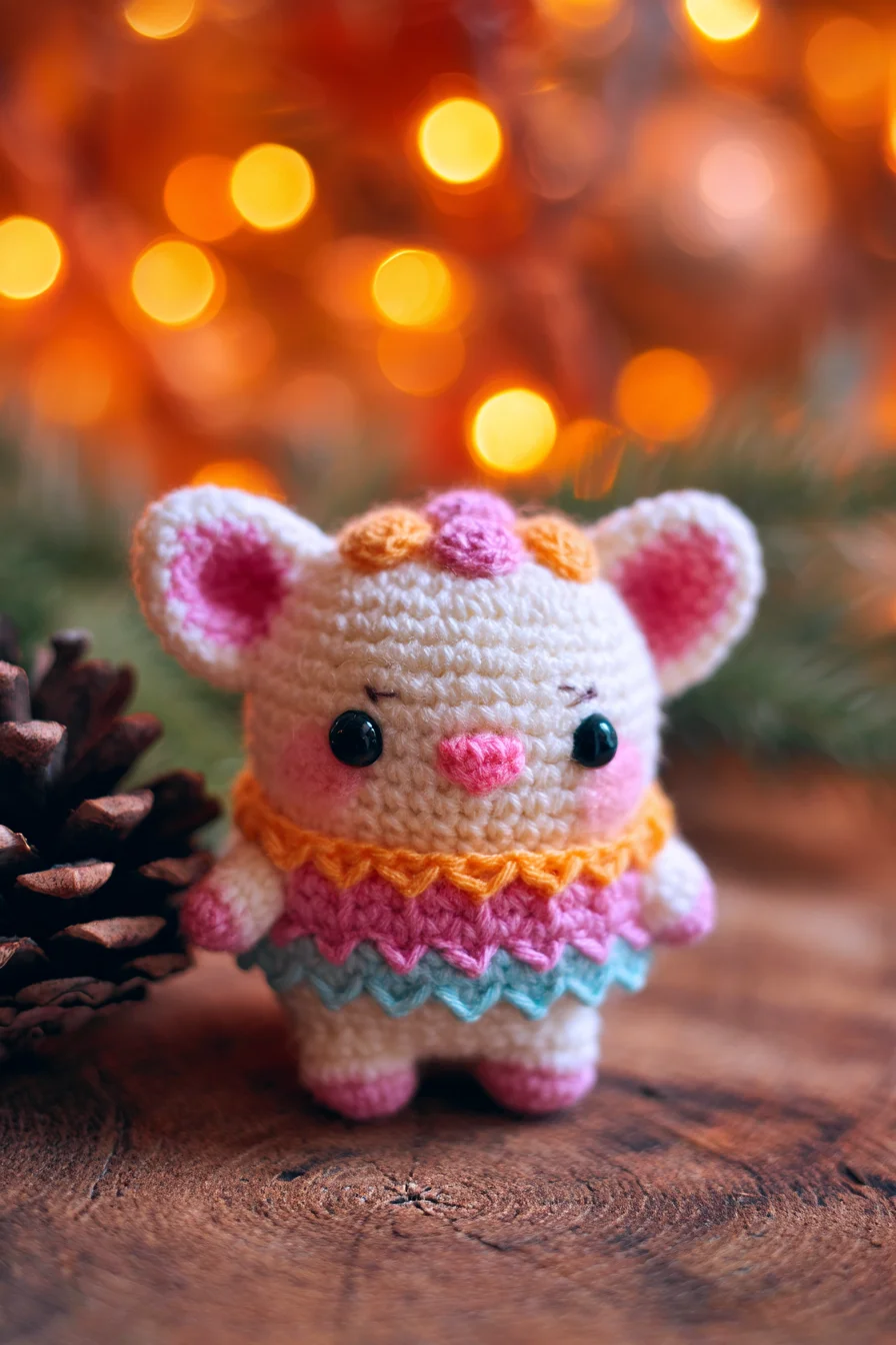 Amigurumi Cute Mouse Crochet Pattern - Mini Amigurumi Toy Tutorial