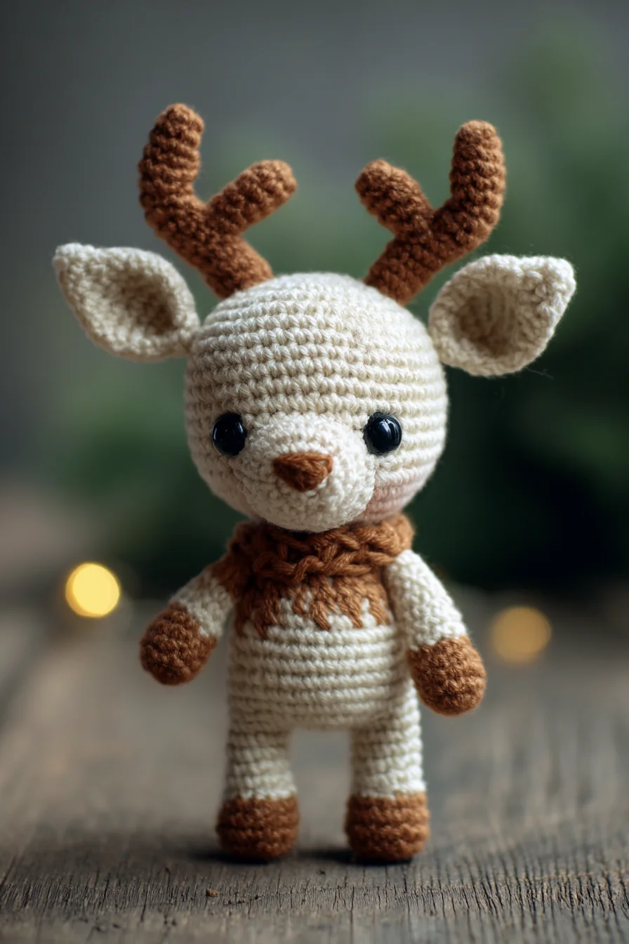 Amigurumi Deer Crochet Pattern — Cute Reindeer Toy for DK/Worsted Yarn