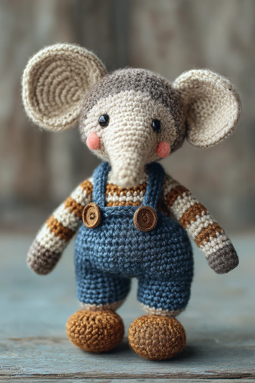 Amigurumi Elephant Crochet Pattern — Small Plush Toy (Easy–Intermediate)