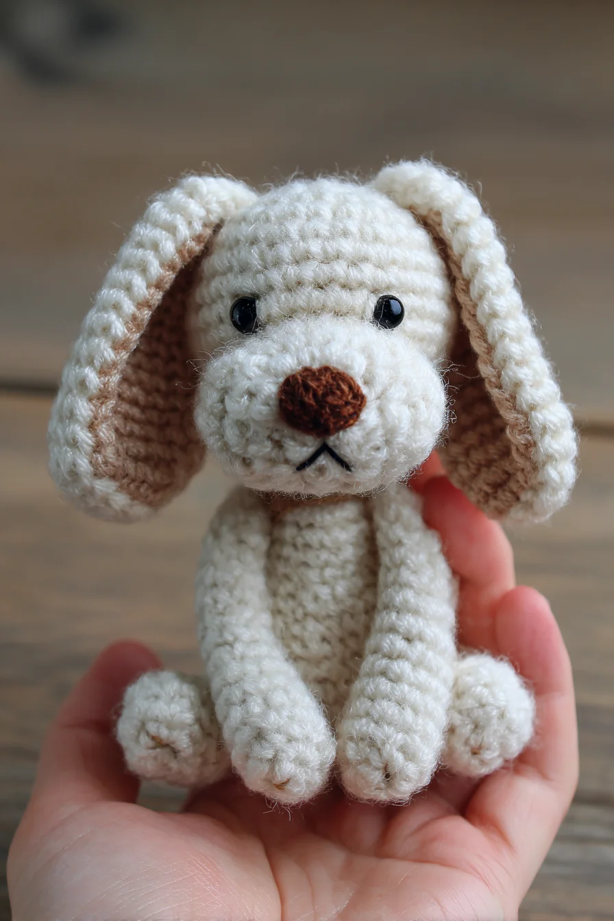 Amigurumi Floppy‑Eared Puppy — Easy Crochet Pattern for Small Crochet Toys