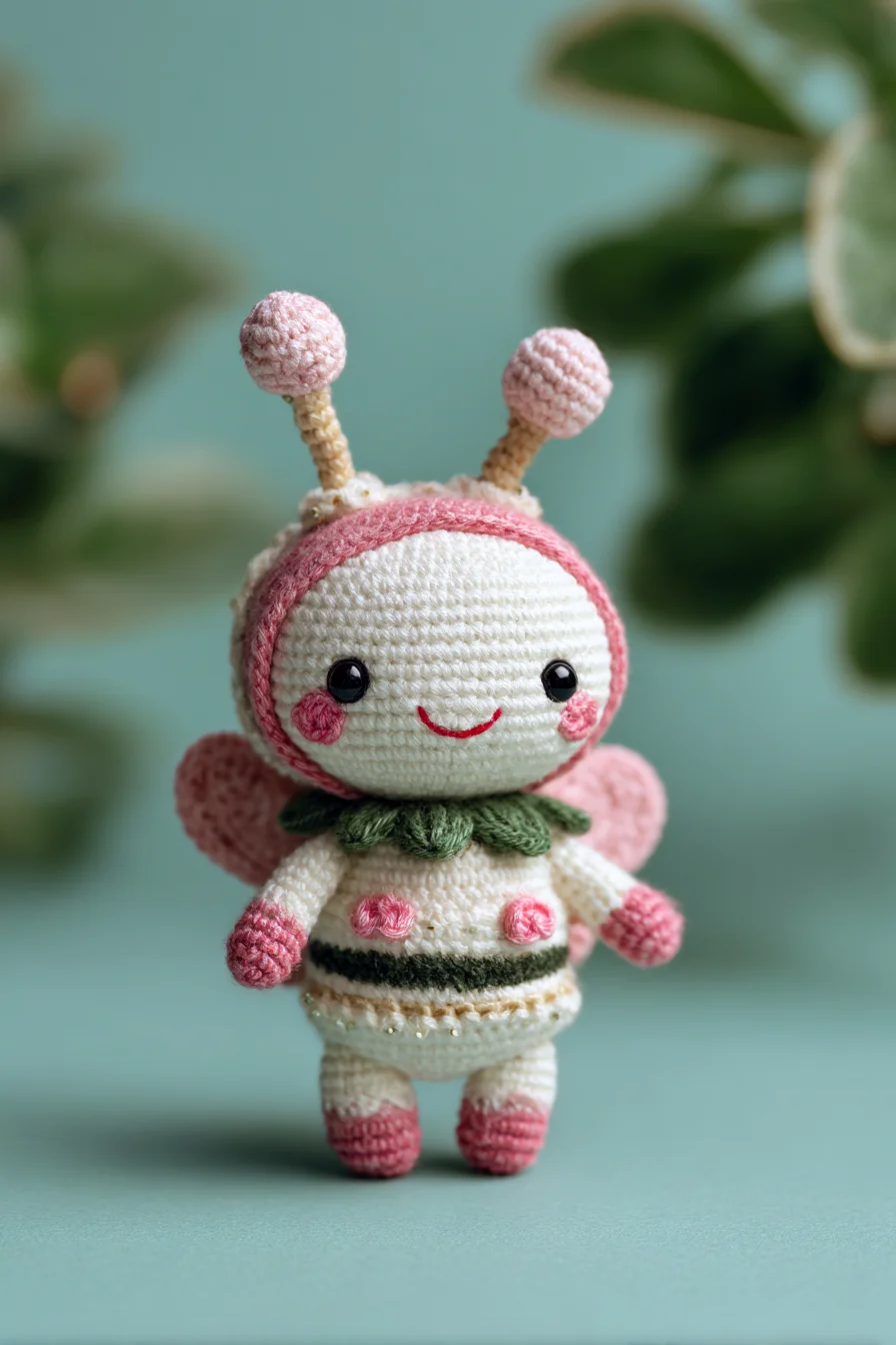 Amigurumi Flower Bee Crochet Doll — Beginner-Friendly Cute Plush Pattern