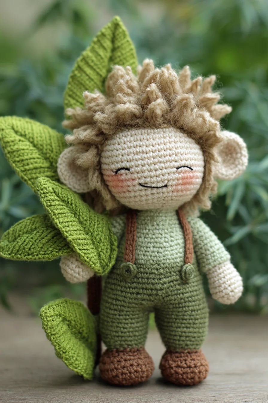 Amigurumi Forest Sprout Crochet Doll Pattern — Leafy Cute Crochet Toy