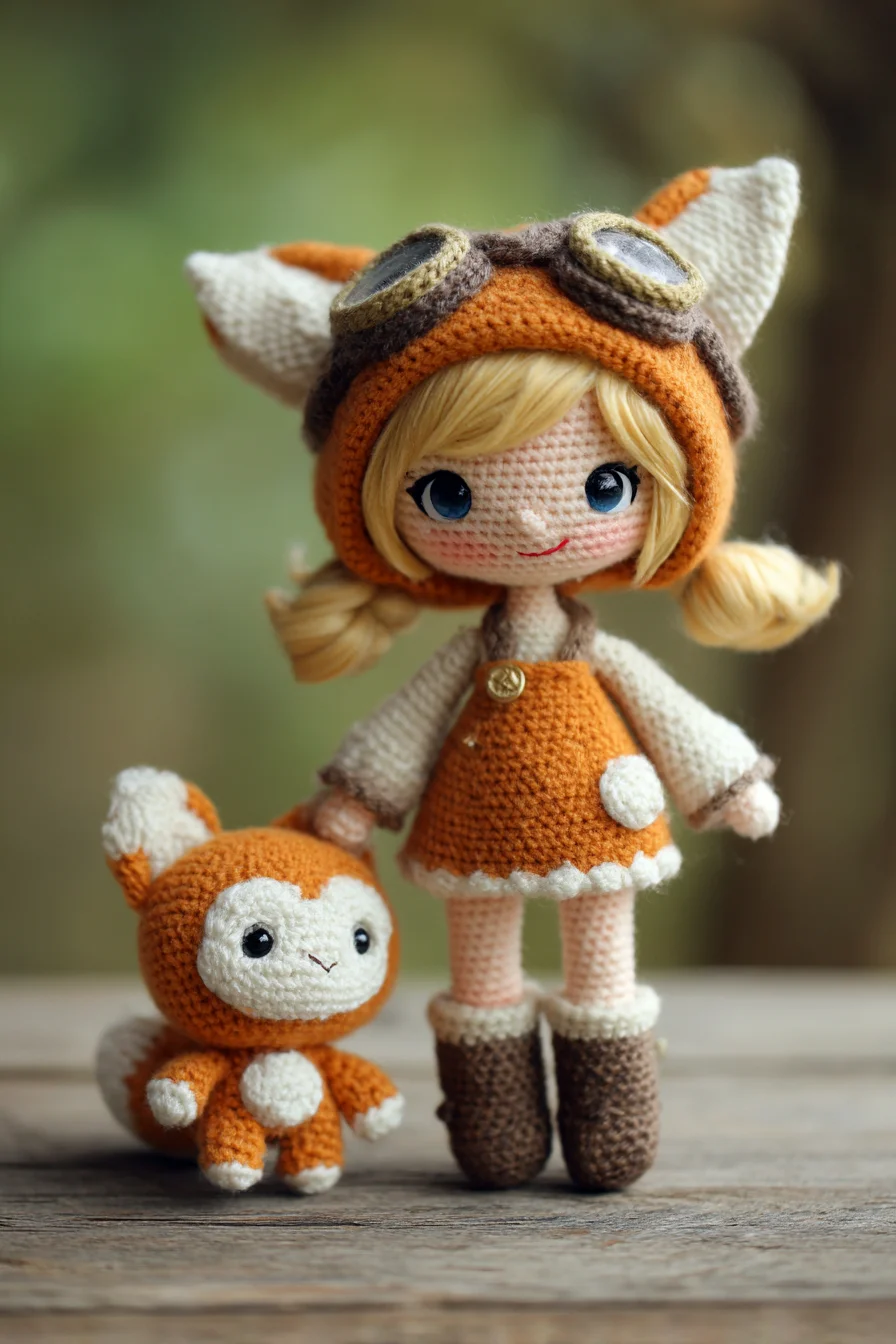 Amigurumi Fox Doll Crochet Pattern — Cute Doll & Fox Plush Tutorial