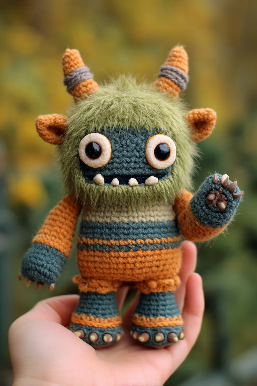 Amigurumi Fuzzy Monster Crochet Pattern — Cute Monster Doll Tutorial