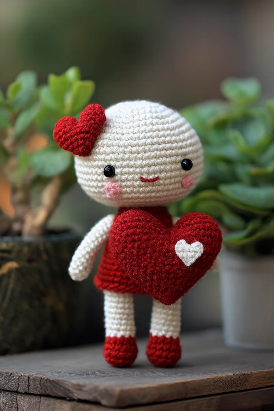 Amigurumi Heart Doll Crochet Pattern — Cute Valentine Amigurumi Toy