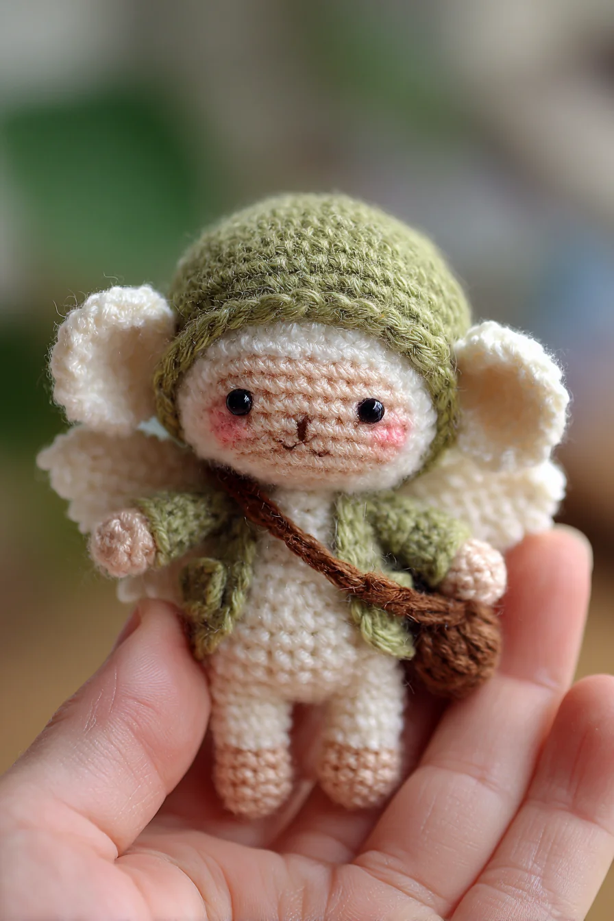 Amigurumi Hooded Angel Crochet Pattern — Tiny Winged Doll