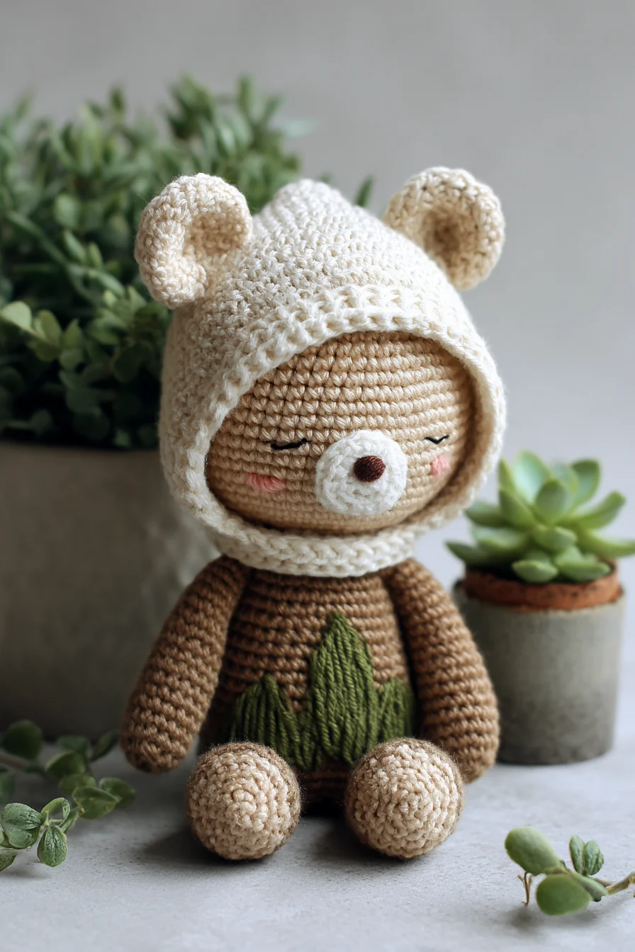 Amigurumi Hooded Bear Crochet — Easy to Intermediate Soft Toy Pattern