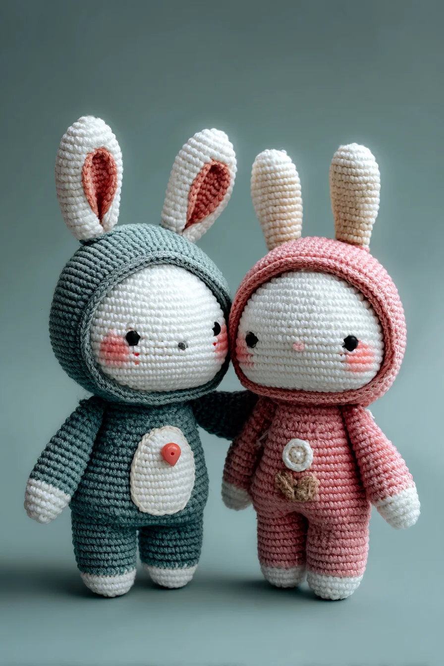 Amigurumi Hooded Bunny Crochet Pattern — Cute Plush Toy (Beginner-Friendly)