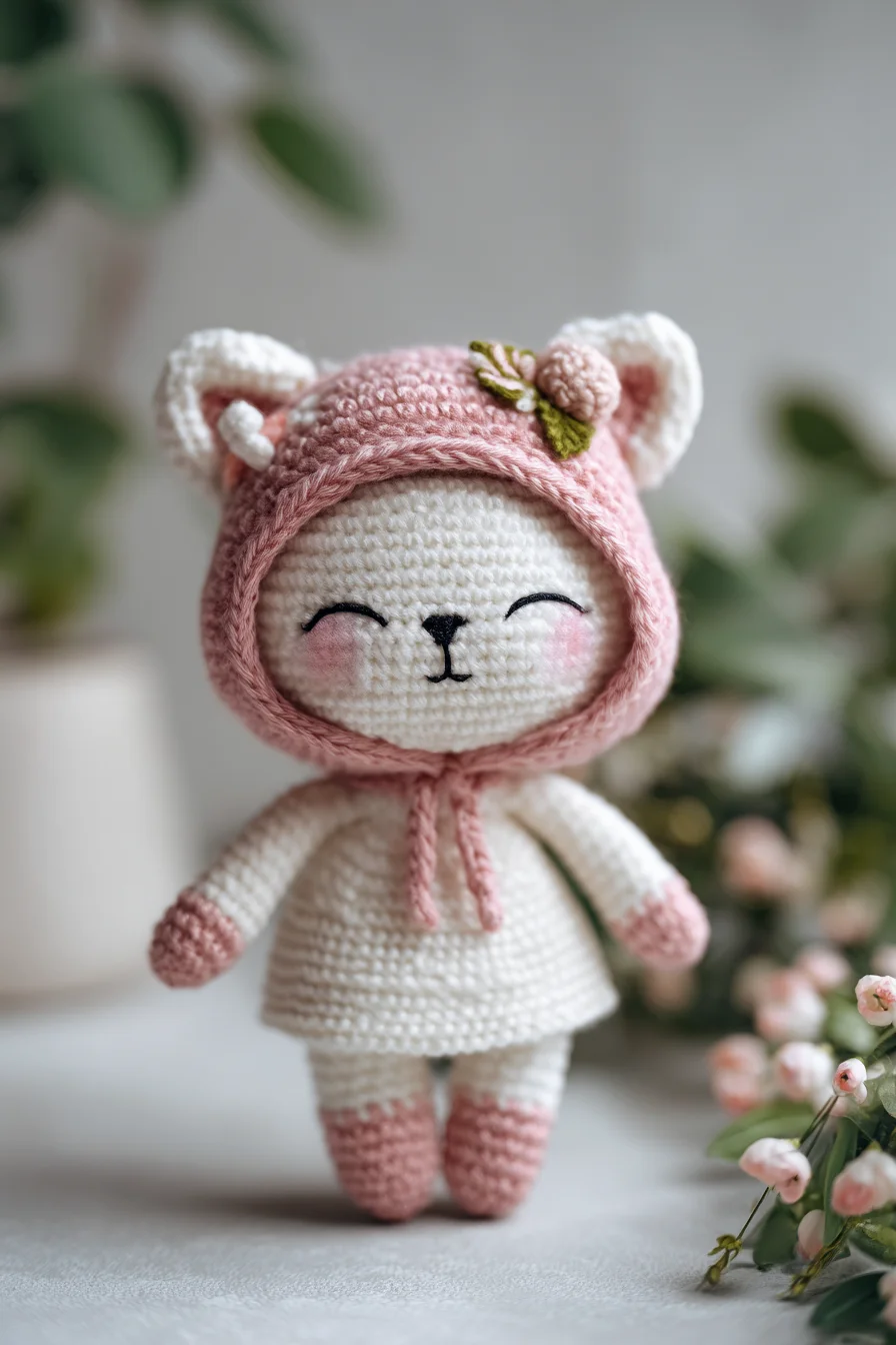 Amigurumi Hooded Kitty Crochet Pattern — Cute Cat Doll