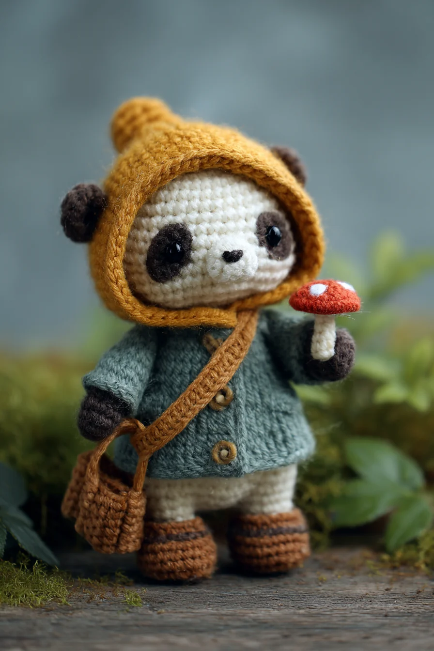 Amigurumi Hooded Panda Crochet Doll — Cute Crochet Amigurumi Pattern
