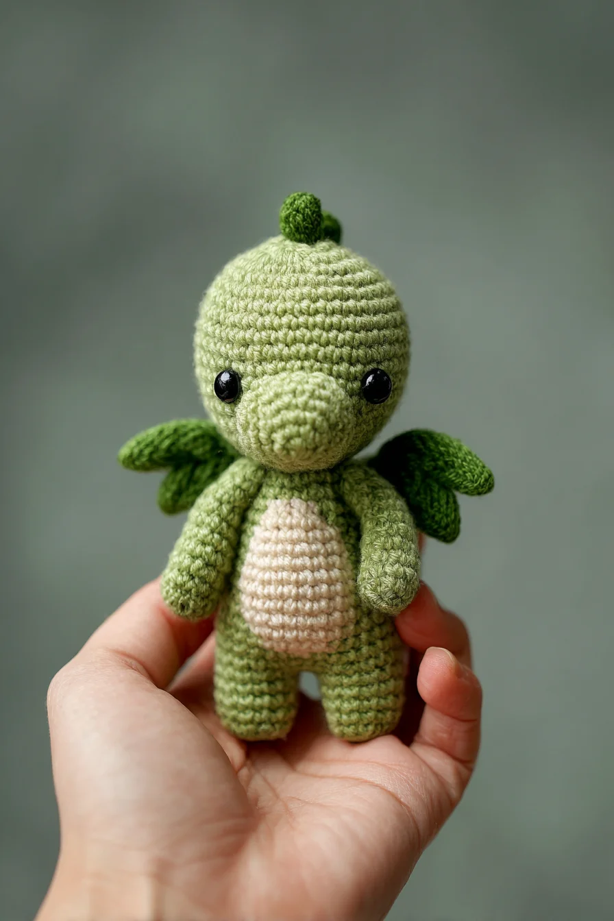 Amigurumi Mini Dragon Crochet Pattern — Cute Crochet Dragon Toy