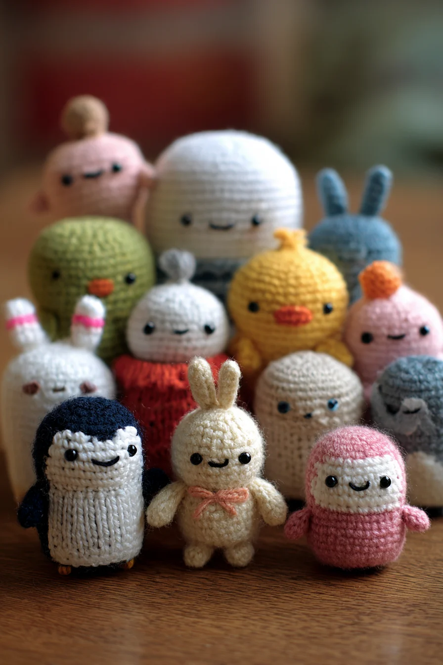 Amigurumi Mini Friends Crochet Pattern — Cute Round Plushies (Beginner-Friendly)