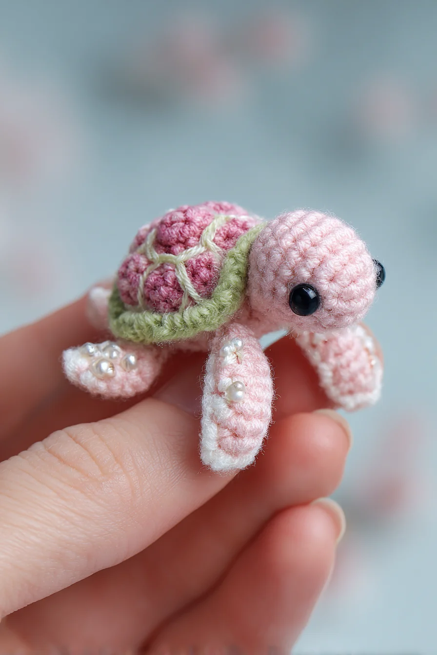 Amigurumi Mini Sea Turtle Crochet Pattern — Tiny Crochet Turtle