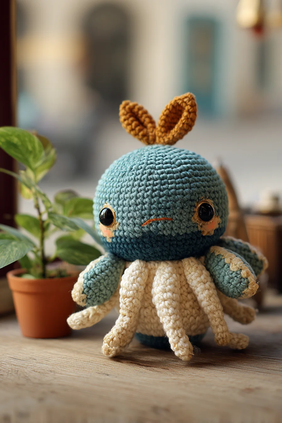 Amigurumi Octopus Crochet Pattern — Cute Jelly-Octopus Plush