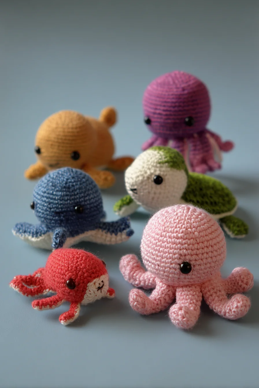 Amigurumi Octopus & Sea Friends Crochet Pattern — Cute Crochet Ocean Toys