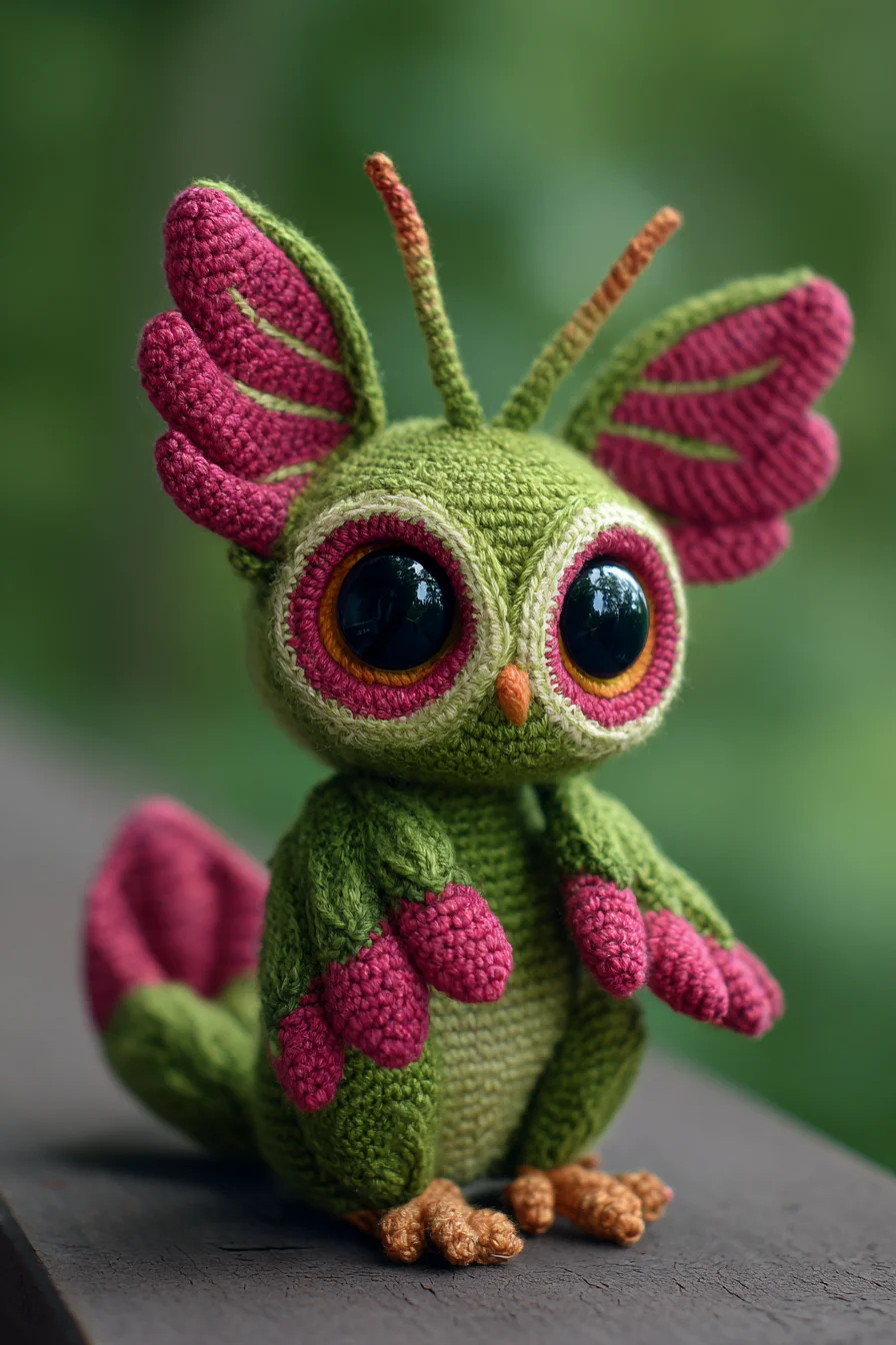 Amigurumi Owl-Moth Crochet Pattern — Cute Fantasy Toy