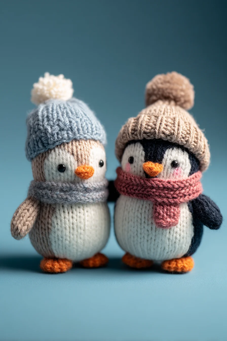 Amigurumi Penguin Pair Crochet Pattern — Cute Winter Plush (Beginner to Intermediate)