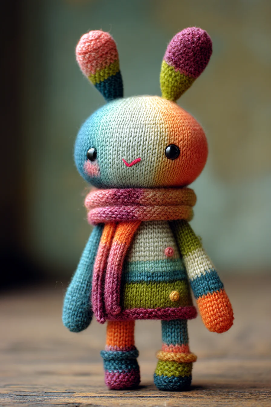 Amigurumi Rainbow Bunny Crochet Pattern — Easy–Intermediate Toy