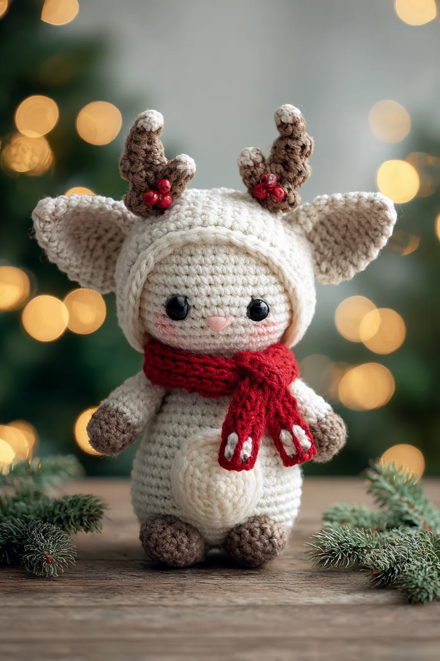 Amigurumi Reindeer Crochet Doll — Holiday Deer Amigurumi Pattern