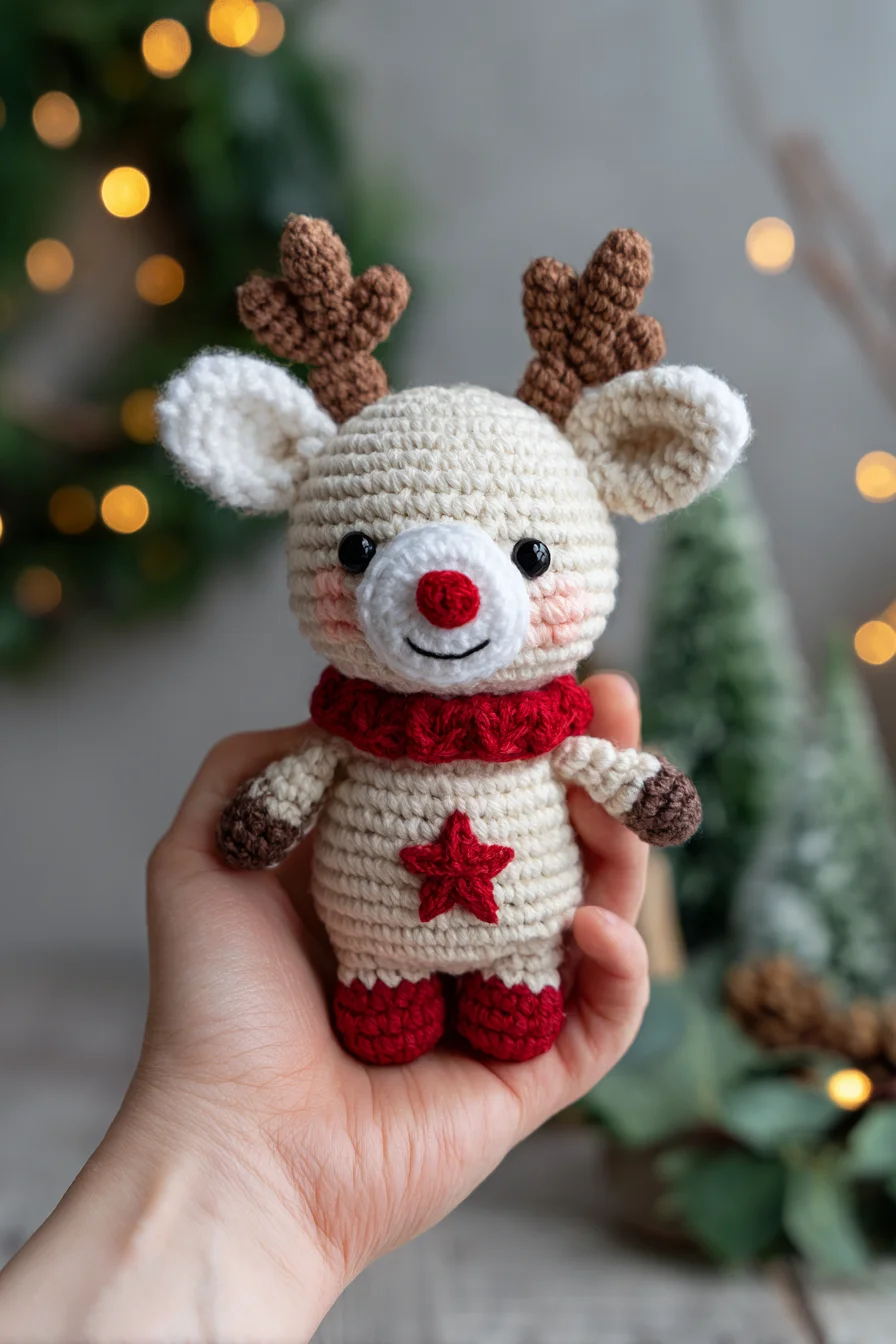 Amigurumi Reindeer Crochet Pattern — Cute Holiday Deer Toy (Easy–Intermediate)