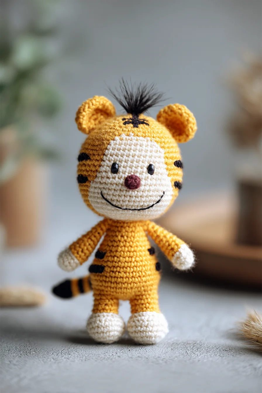 Amigurumi Striped Tiger Crochet Doll — Cute Crochet Toy Pattern