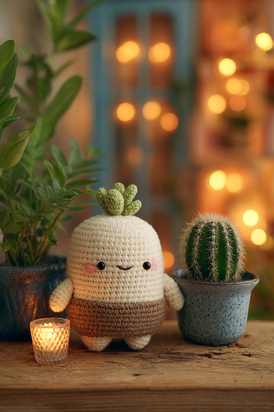 Amigurumi Succulent Buddy Crochet Pattern — Cute Plant Plush